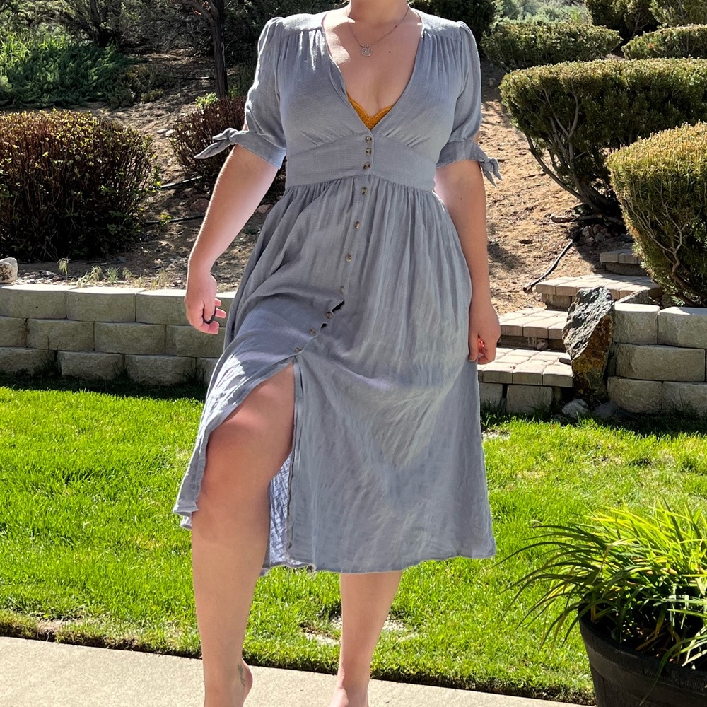 Free people light blue dress